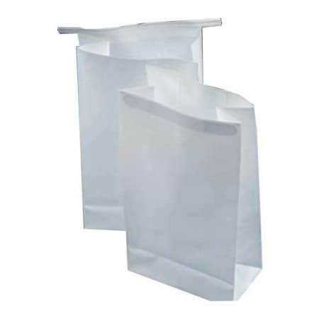 Lk Packaging Air Sickness Bags W/ Adhesive Tape Closure, 4-1/2inW x 2-1/2inD x 28-1/2inL, 3 Mil, White, 1000/Pack SB452585T